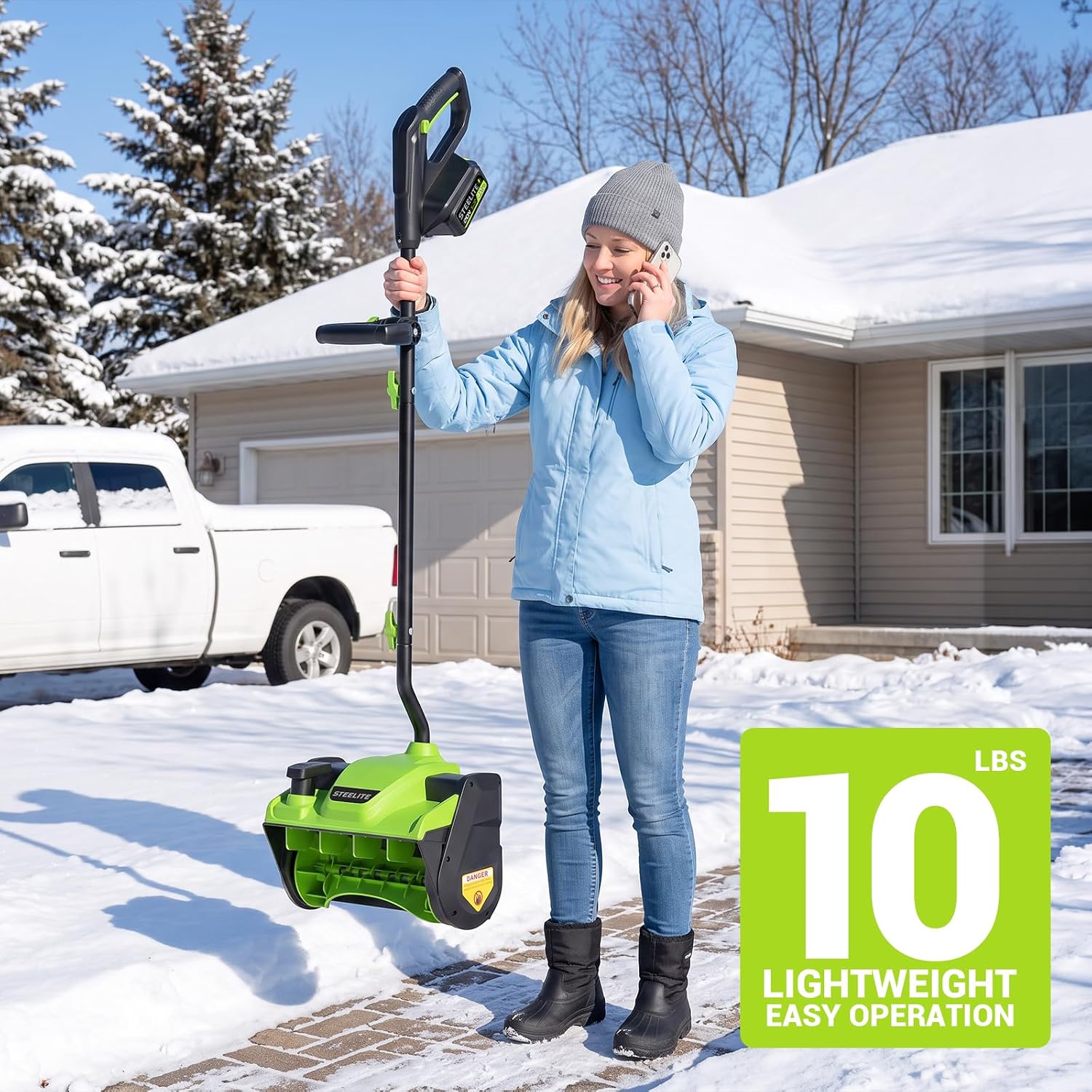 Thumbnail 3 de STEELITE Cordless Snow Shovel, 13-Inch