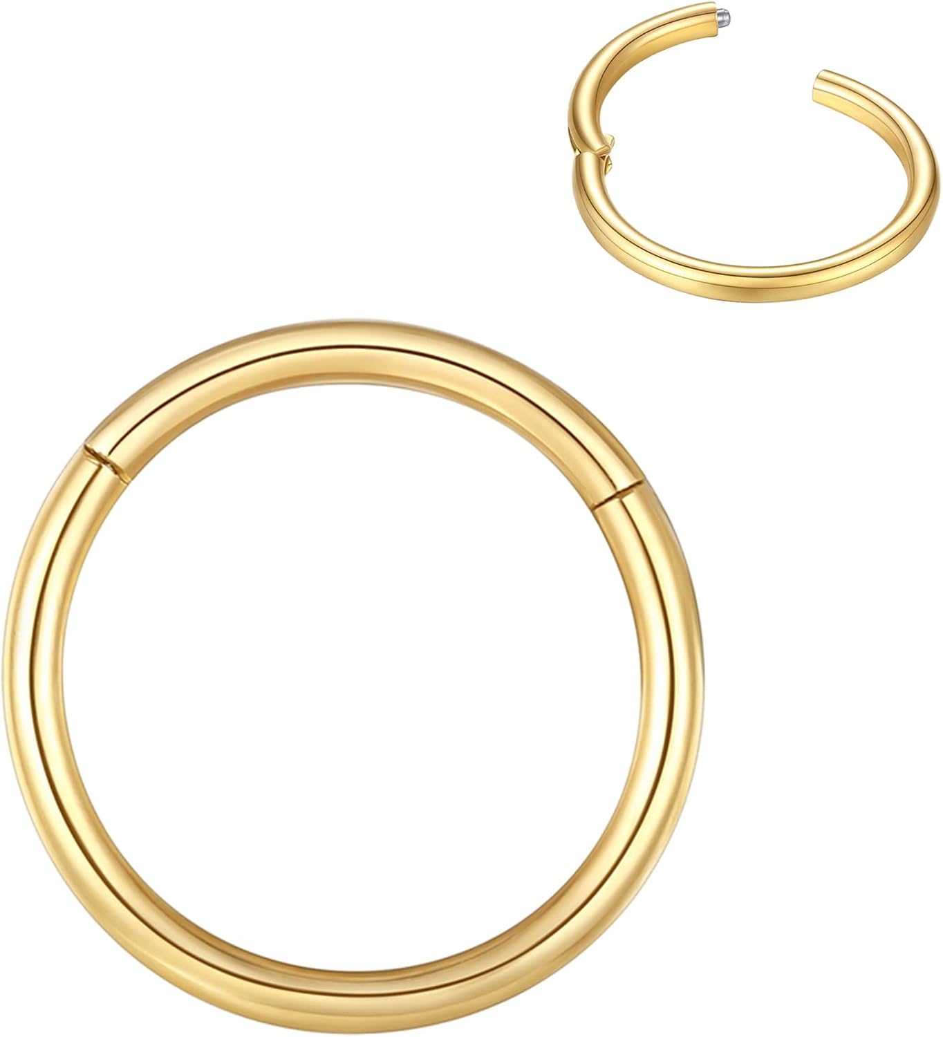 Detalle de BLESSMYLOVE Nasenring Hoop 316L 8 mm