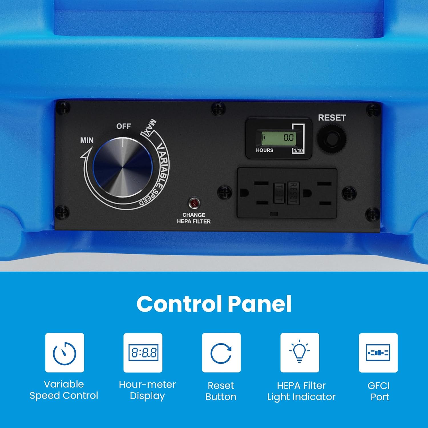 Thumbnail 6 de CADPXS Shield-550 Air Scrubber: 550 CFM with 3-Stage Filtration for Commercial and Restoration Use