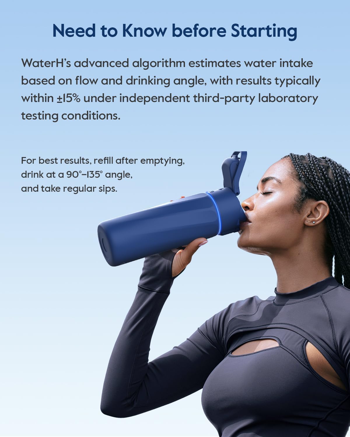 Thumbnail 5 de BOOST Smart Water Bottle 24oz tracker app 💧