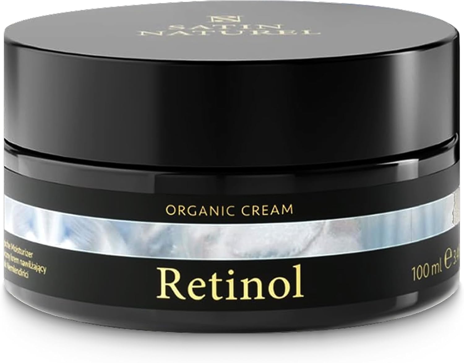 Detalle de Satin Naturel Crema Idratante Viso 100 ml: Retinolo Puro, Acido Salicilico Biologico e Aloe Vera Naturale