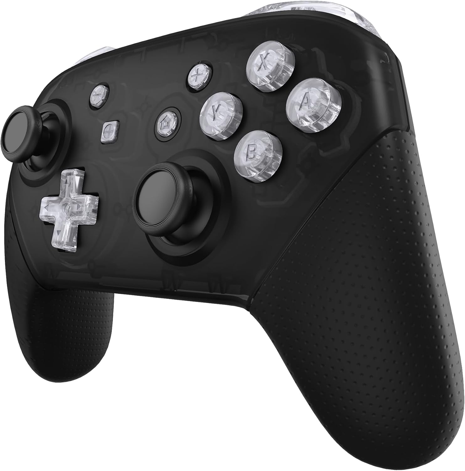 Detalle de eXtremeRate Crystal Clear Repair ABXY D-pad ZR ZL L R Keys for Nintendo Switch Pro Controller (DIY Replacement)