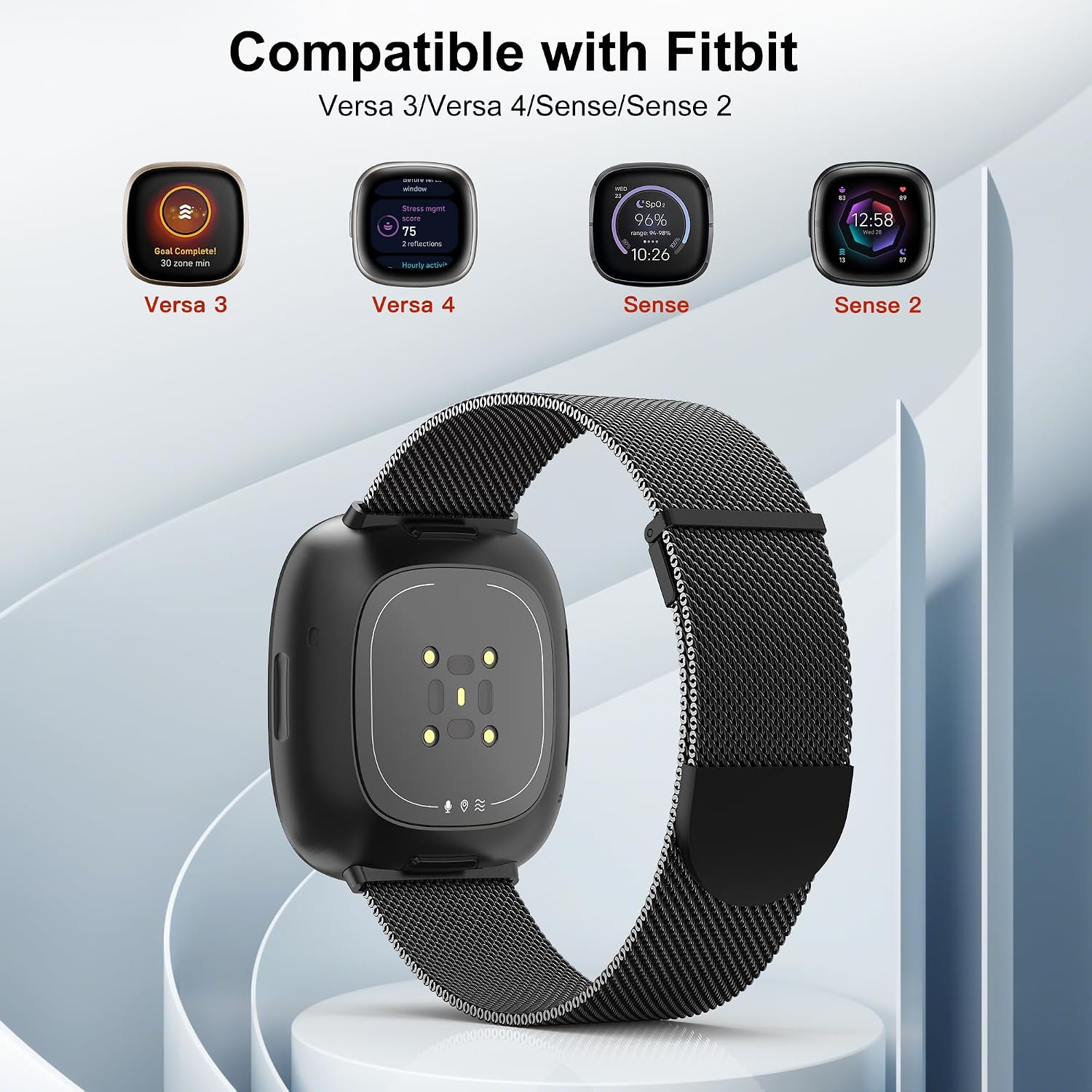 Thumbnail 4 de Higgs Replacement Strap for Fitbit Versa 3
