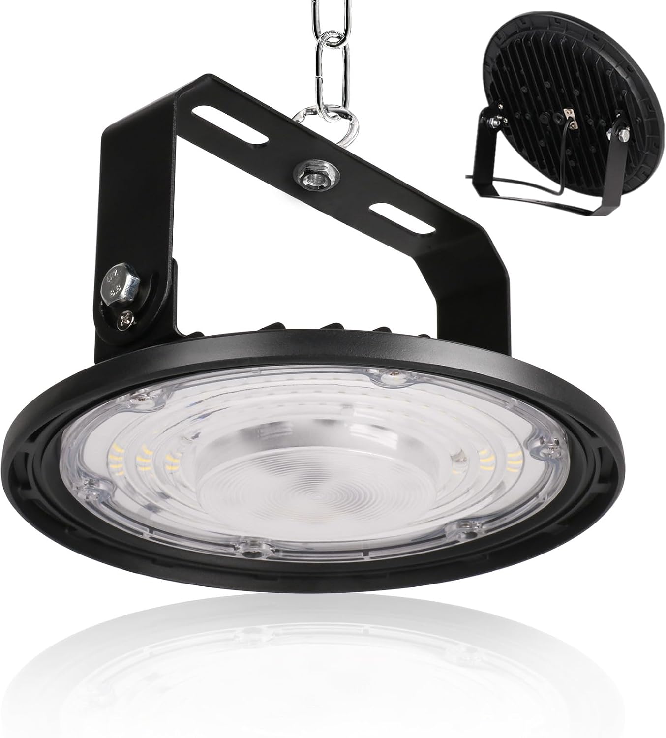 Detalle de JBdusn UFO-led-highbaylamp 100 W, 10.000 lm, IP65 en 6.500 K