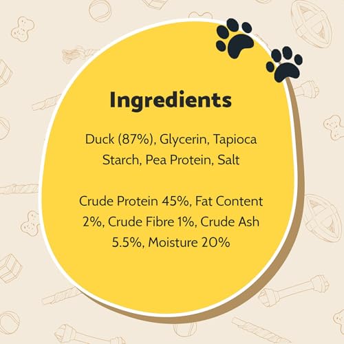 Detalle de Good Boy Tender Duck Fillets Dog Treats 320 g (Pack of 3) – 100% Natural Duck Breast, Low Fat Chewy Treats