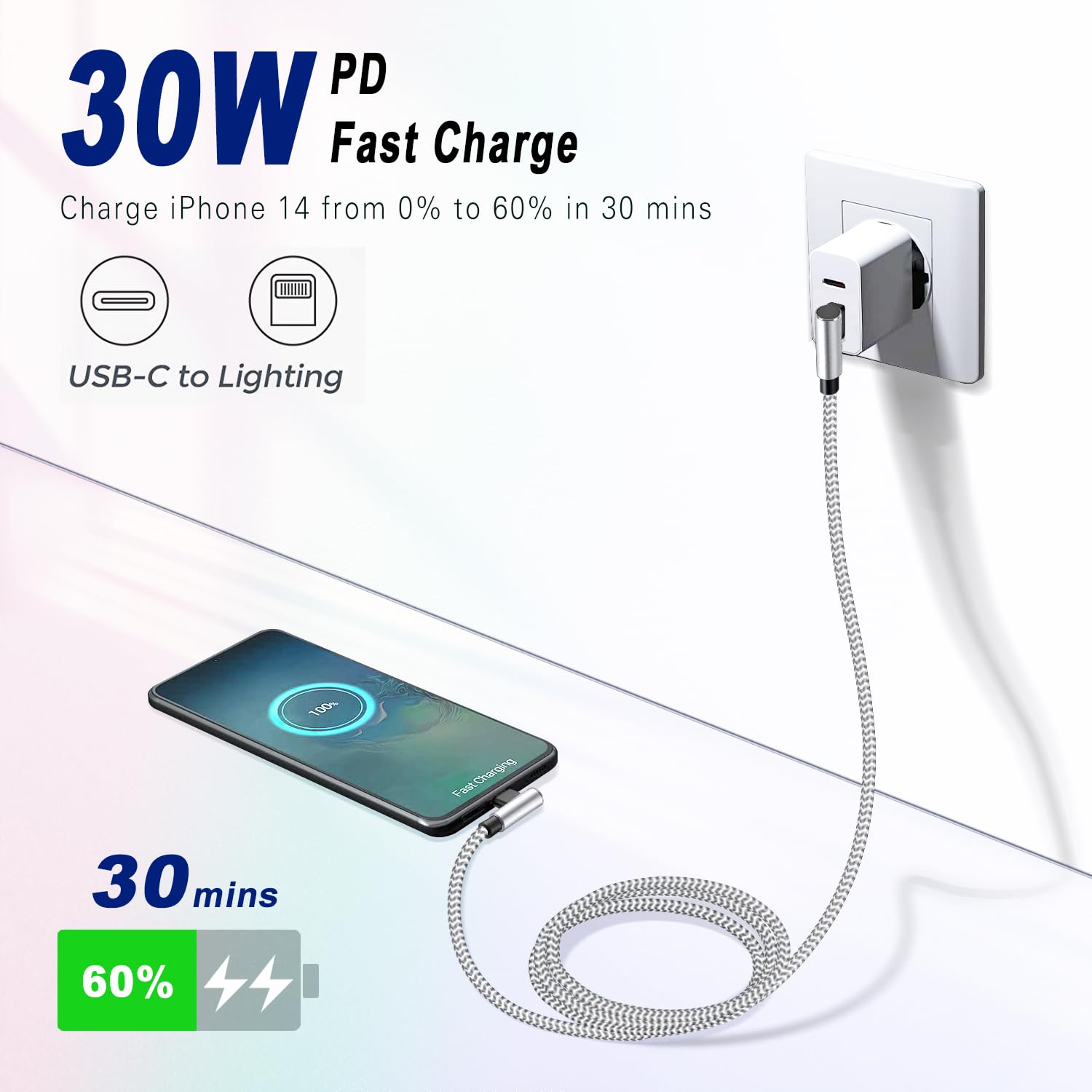 Detalle 2 de USB-C to Lightning Cable, 6 ft