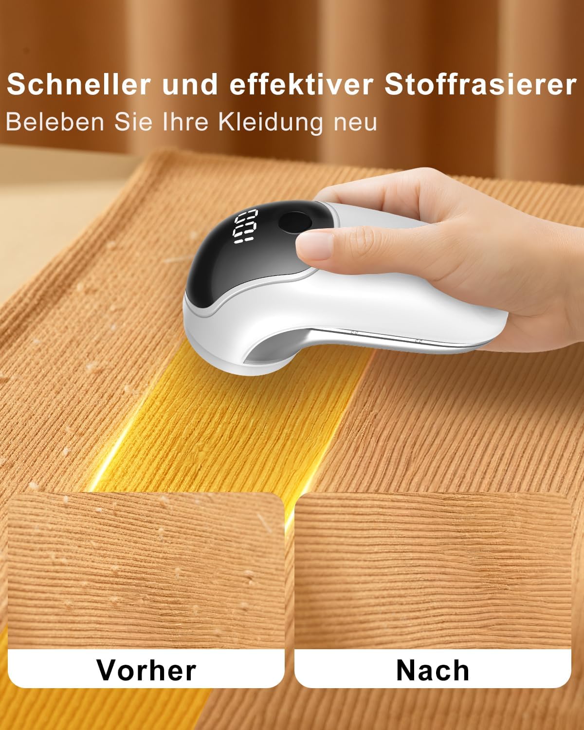 Thumbnail 1 de Homtronics Fusselrasierer Elektrisch 6Klingen