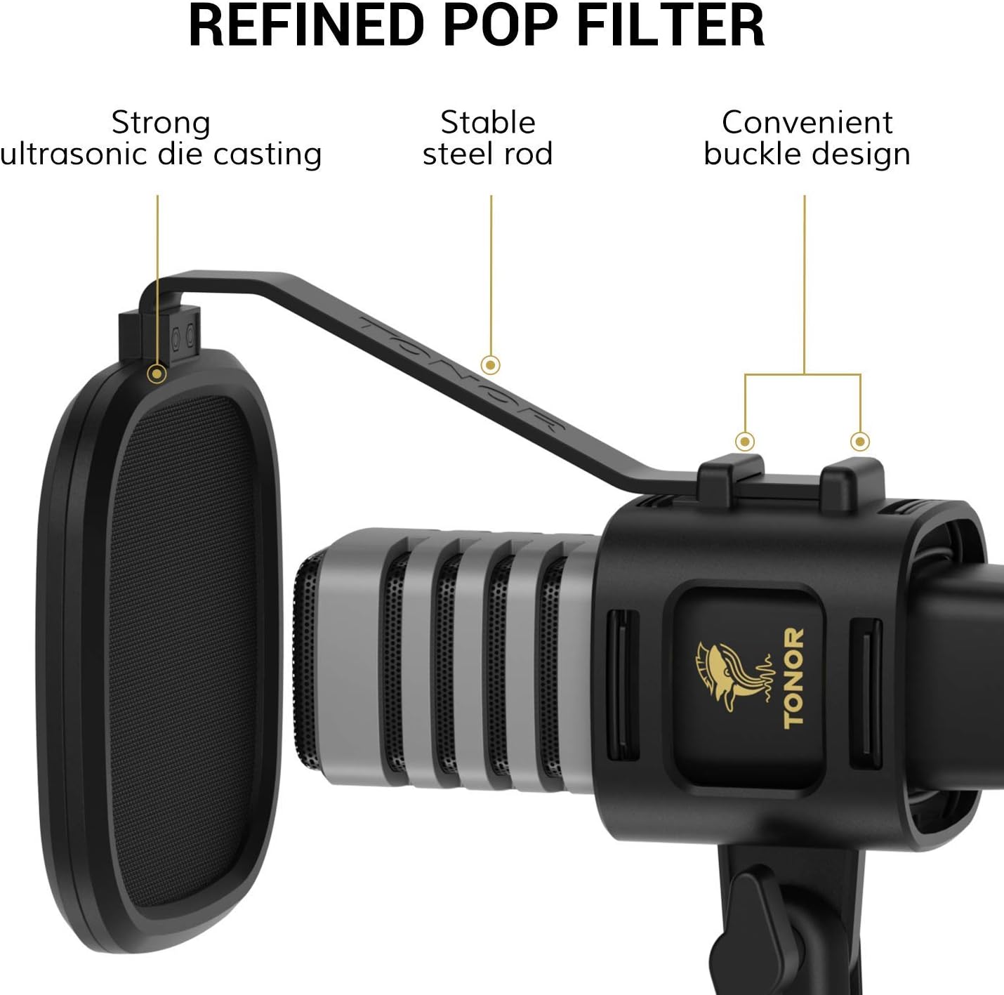 Thumbnail 4 de TONOR TC30 USB Microphone – Cardioid Condenser Mic for Gaming, Podcasting & Conferencing