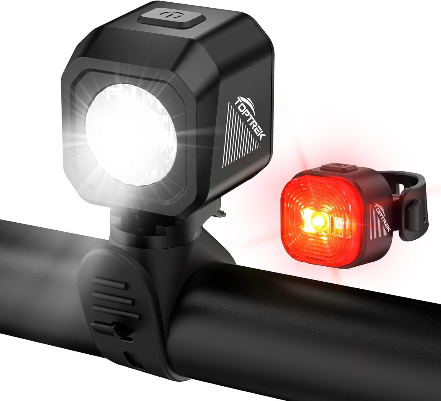 Detalle de toptrek Fahrradlicht Set 2000 mAh
