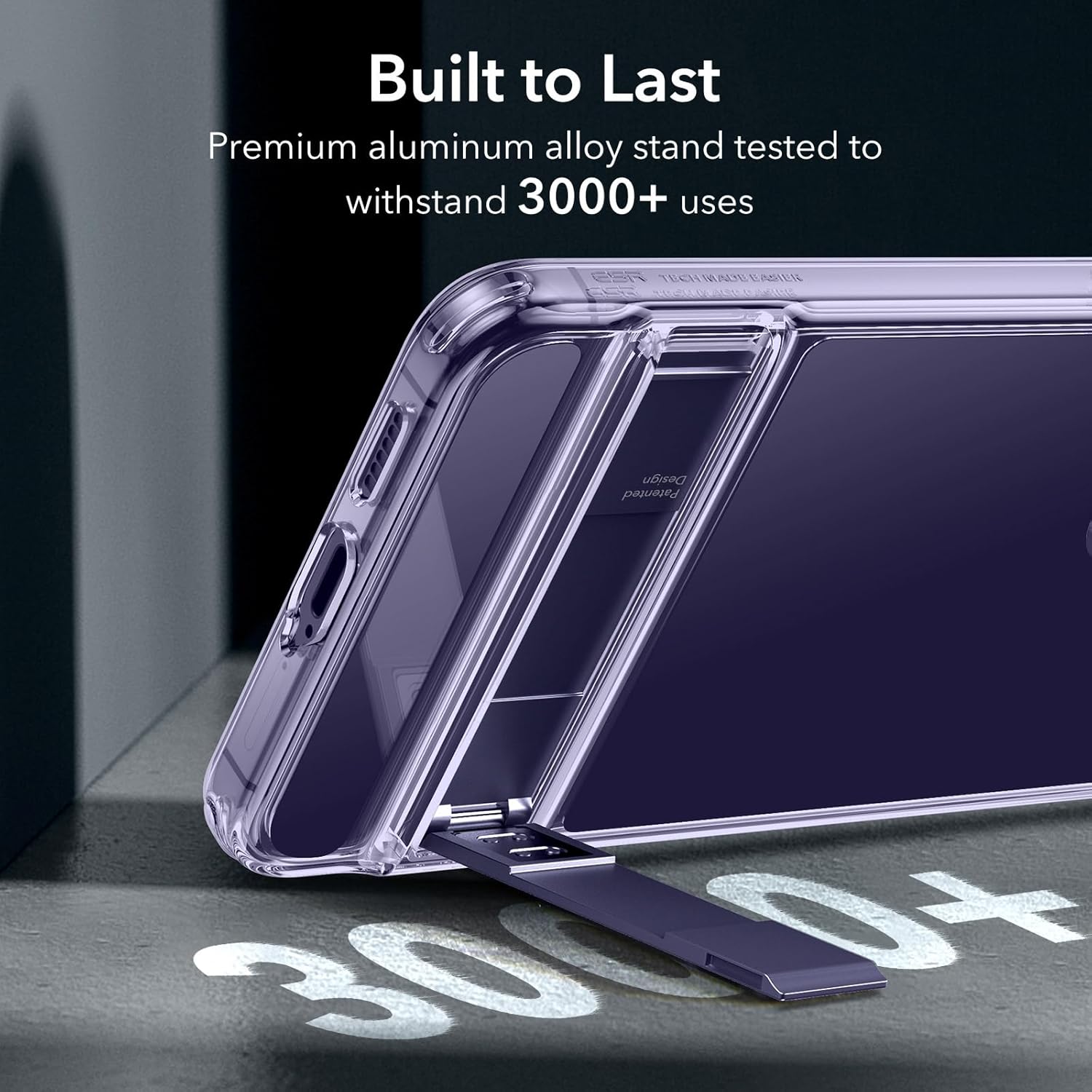 Detalle de ESR Coque avec béquille pour Samsung Galaxy S24 – protection militaire et support réglable