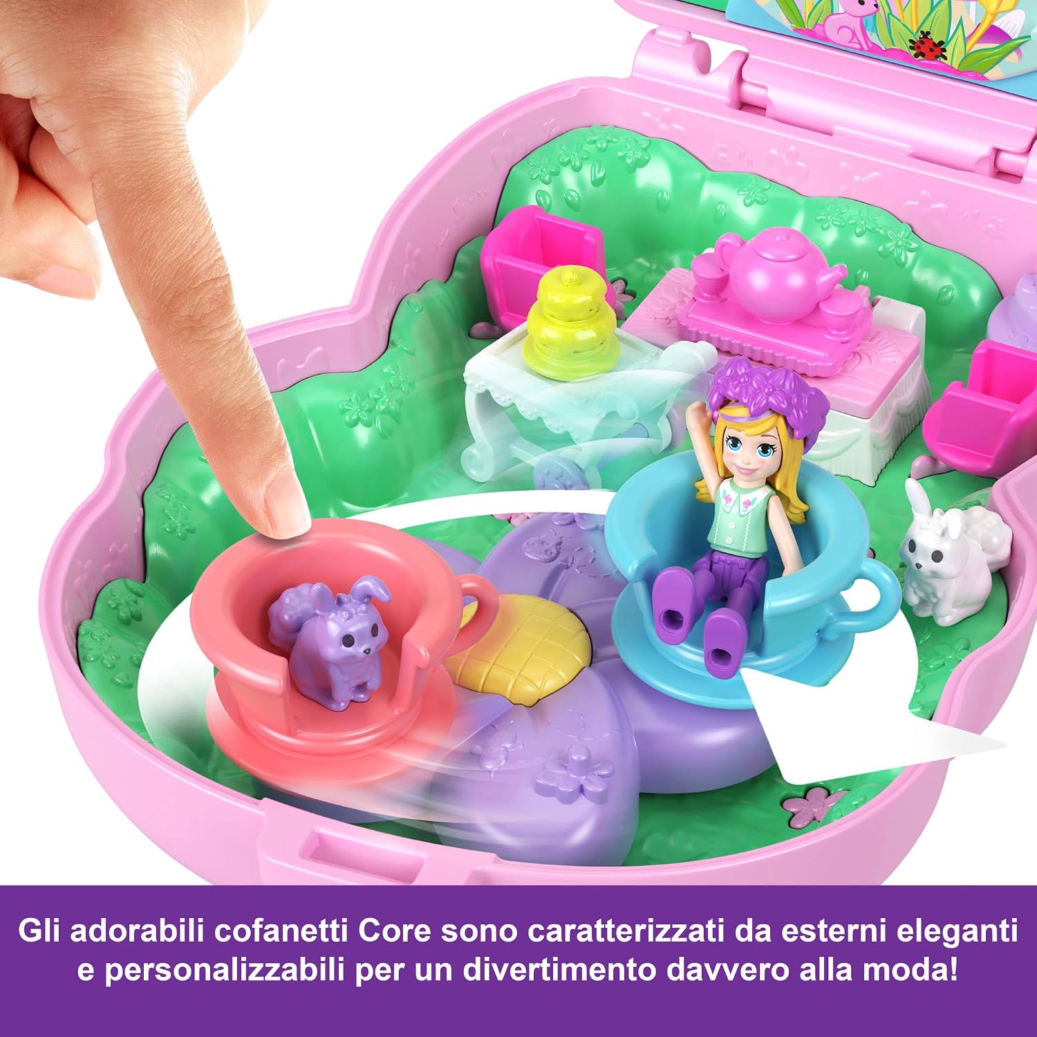 Detalle 2 de Polly Pocket JCR40 Coniglietto Ora del Tè