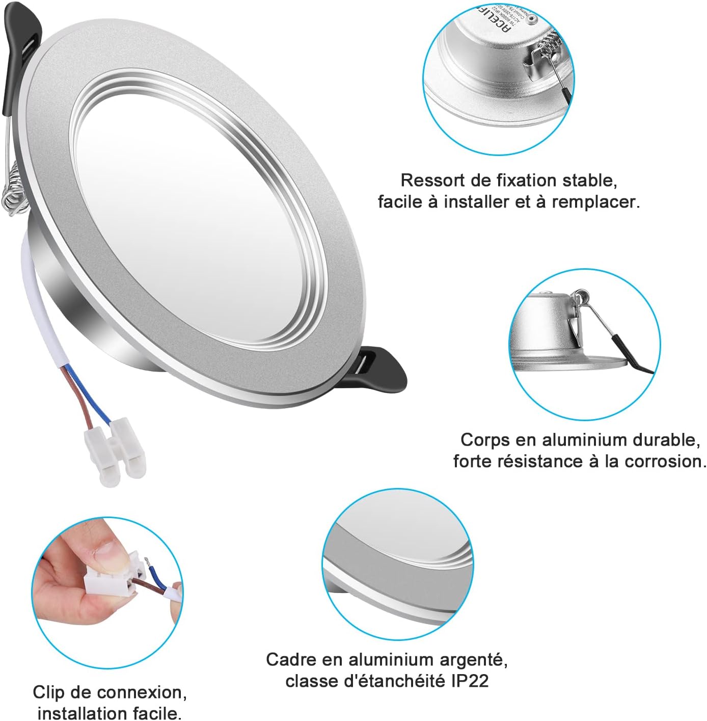 Thumbnail 2 de ACELIFE Downlight 7 W 700 lm 6000K
