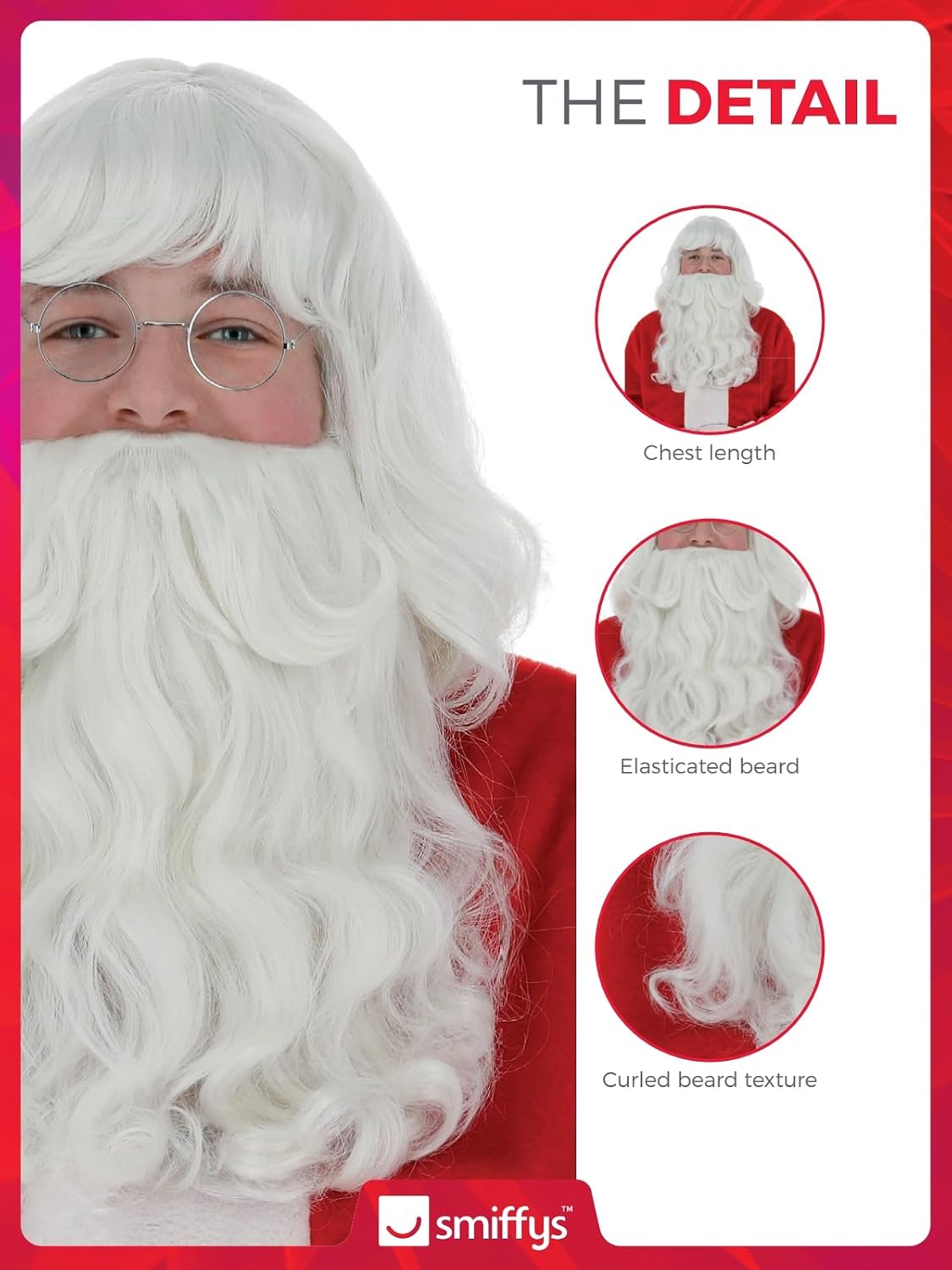 Thumbnail 3 de Smiffys Kit accessoires Père Noël 38 cm 🎭