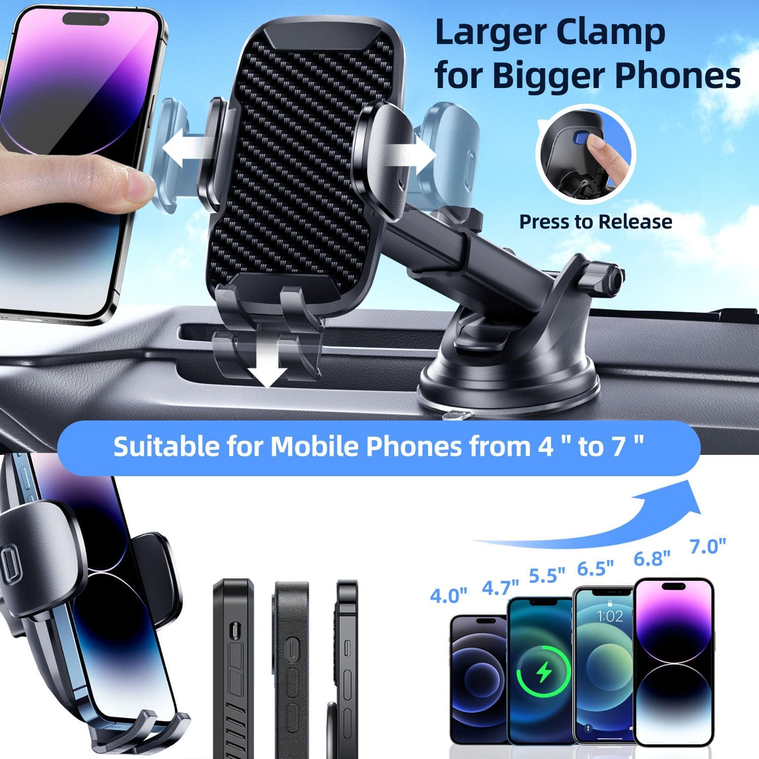 Thumbnail 2 de Vexloria Car Phone Holder 360° rotation