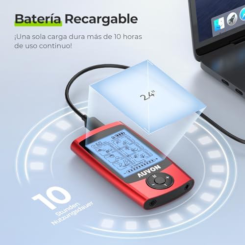 Thumbnail 3 de AUVON TENS Electroestimulador Recargable con 24 Modos 💪