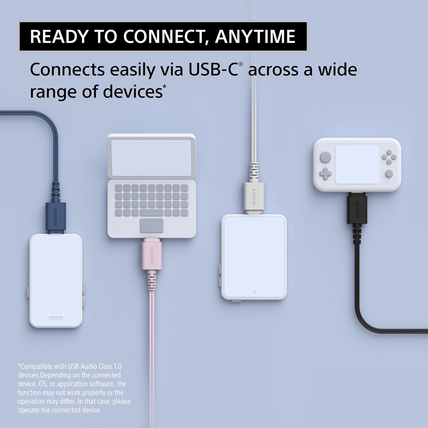 Detalle de Sony USB-C wired in-ear headphones IER-EX15C