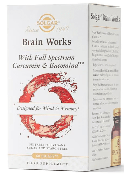 Thumbnail 1 de Solgar Brain Works - 60 Cápsulas Vegetales 🧠