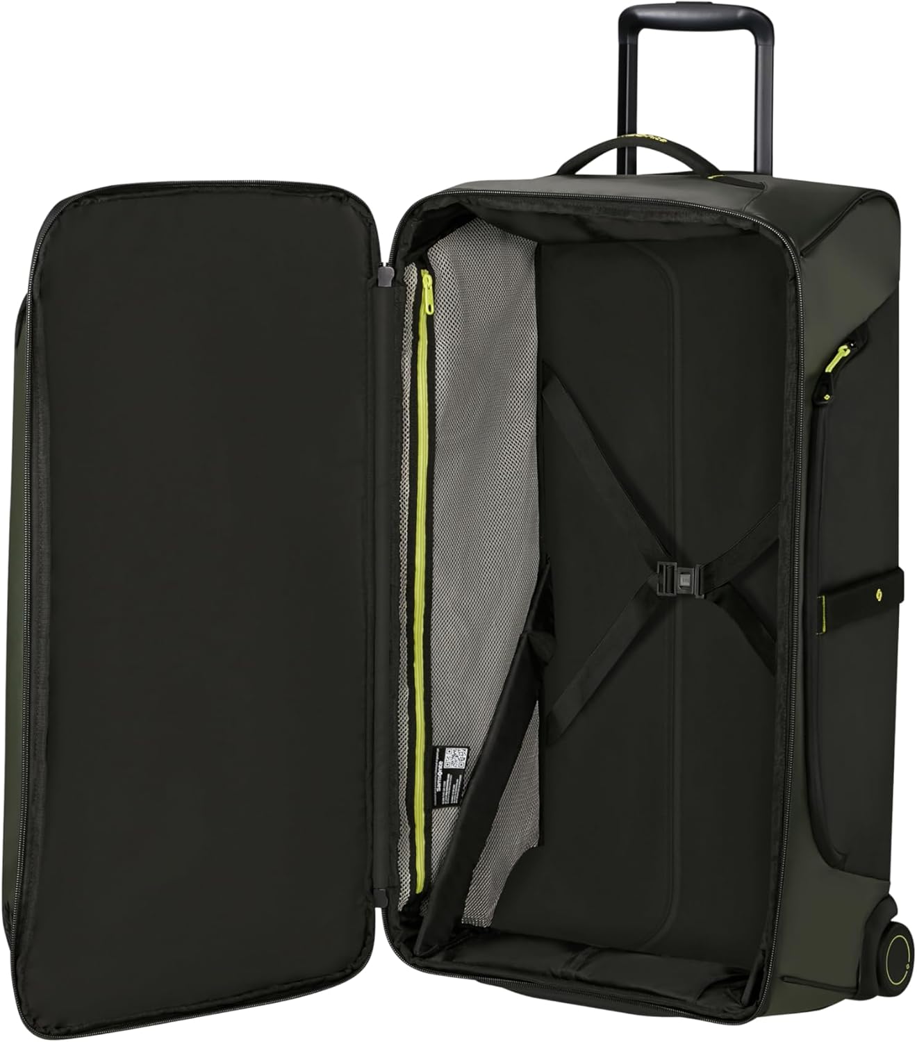 Detalle de Samsonite Paradiver Light Reisetasche mit Rollen (79 cm) – Large, Jungle Green, 121,5 L