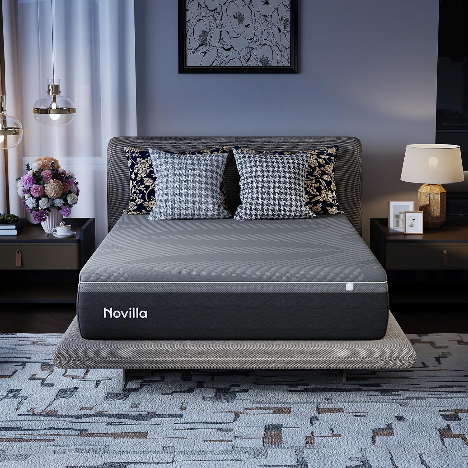 Detalle de Novilla N-2508M01053-12-Q AiryFlow 12-Inch Queen Memory Foam Mattress