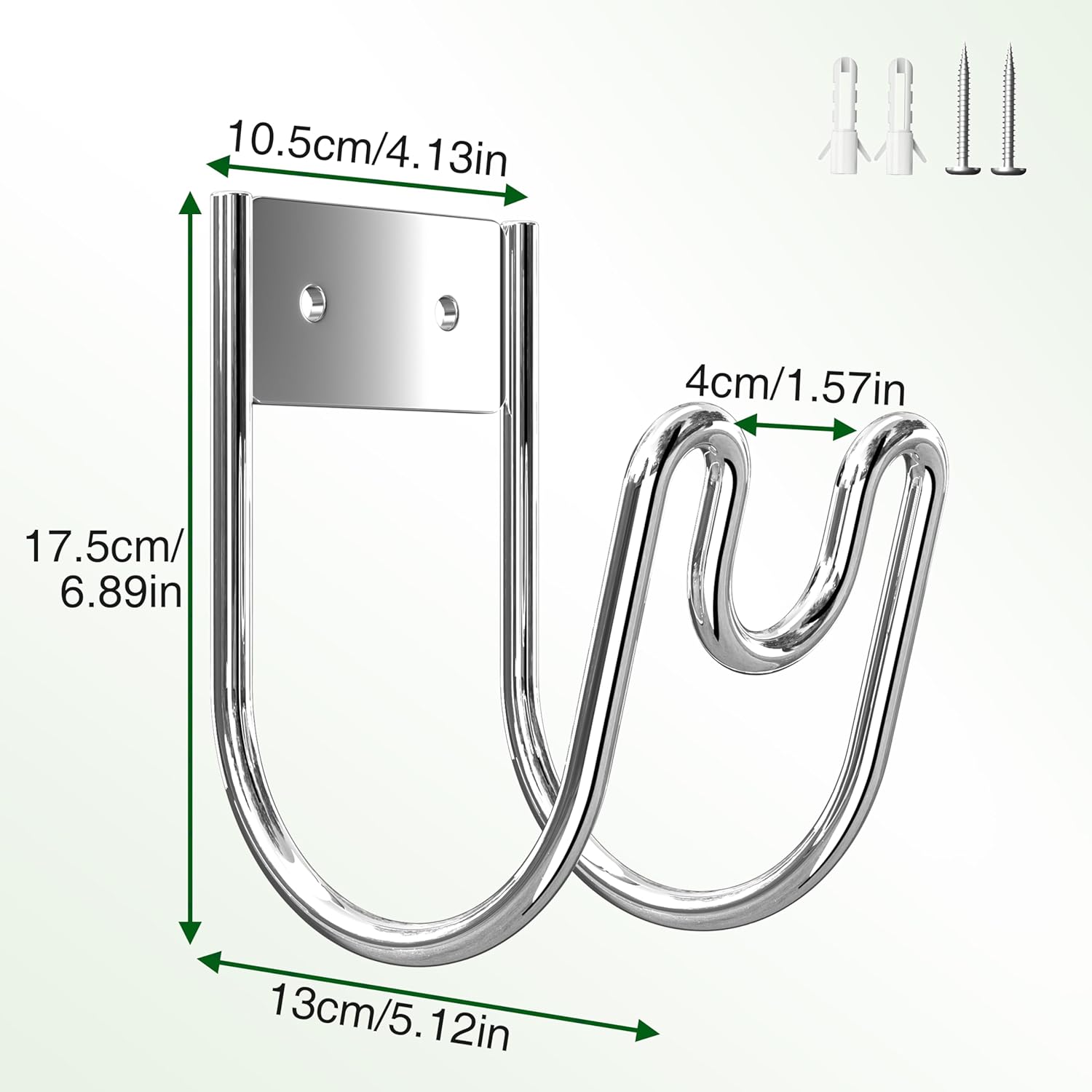 Thumbnail 4 de Stainless Steel Garden Hose Reel - Wall Mounted SS304 Hose Holder