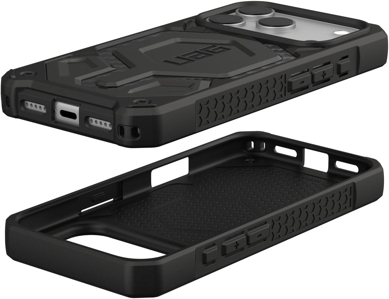 Detalle 2 de URBAN ARMOR GEAR UAG-IPH25MA-PMS-CF MONARCH PRO iPhone 17 Pro用耐衝撃ケース カーボンファイバー