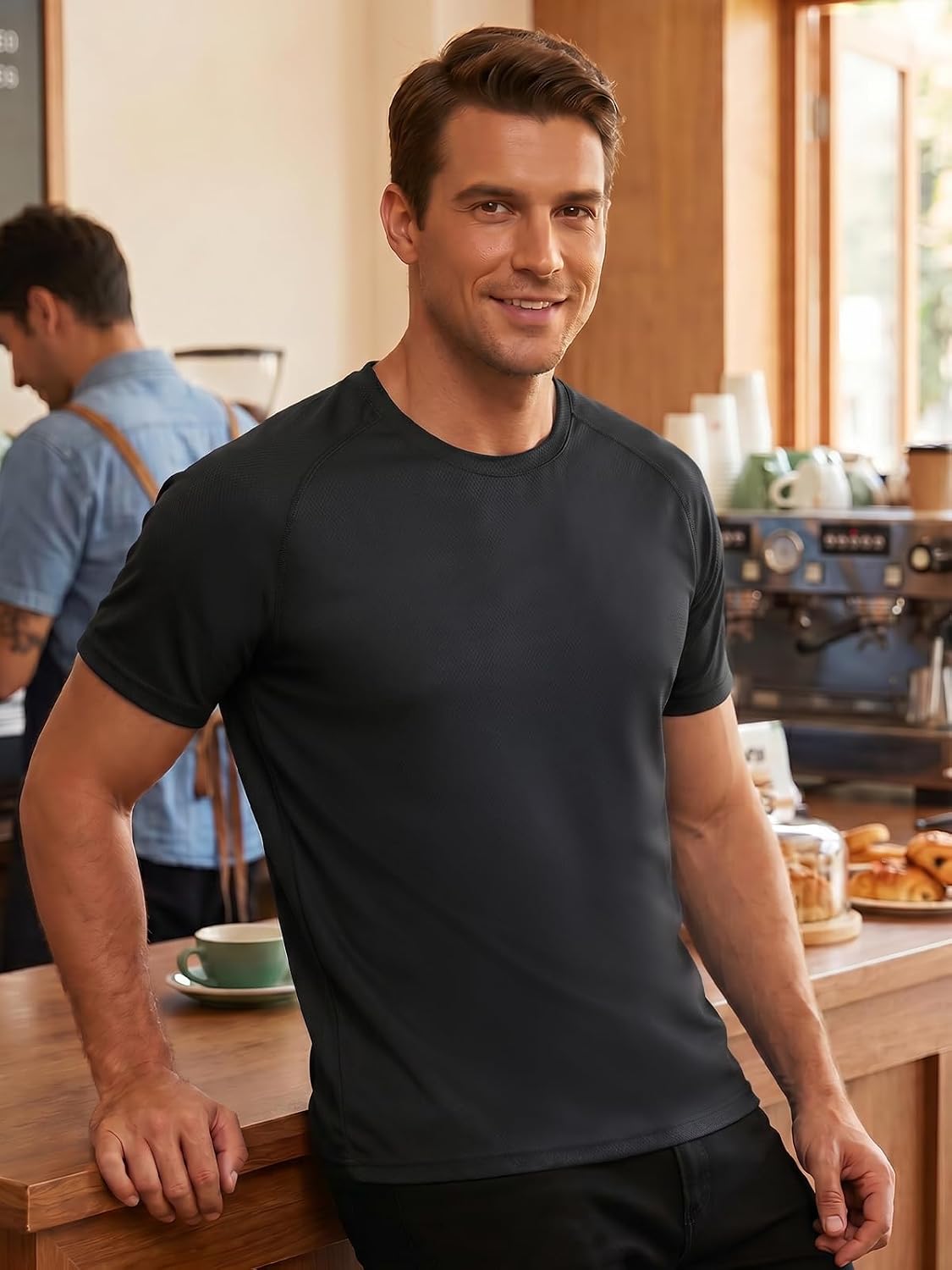 Thumbnail 5 de LUWELL PRO 3 Pack Men’s Running T-Shirts (Quick Dry, Moisture Wicking, Breathable)