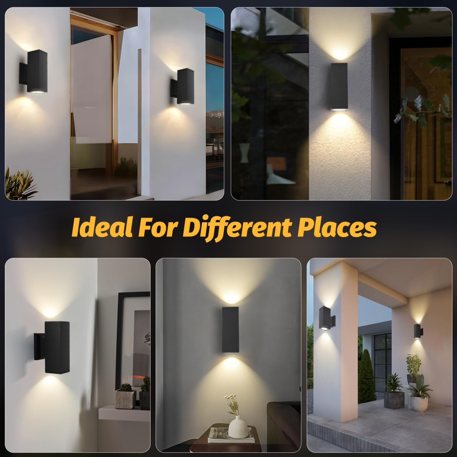 Thumbnail 5 de Aigostar Aplique Exterior/Interior IP65 GU10 – 4 piezas