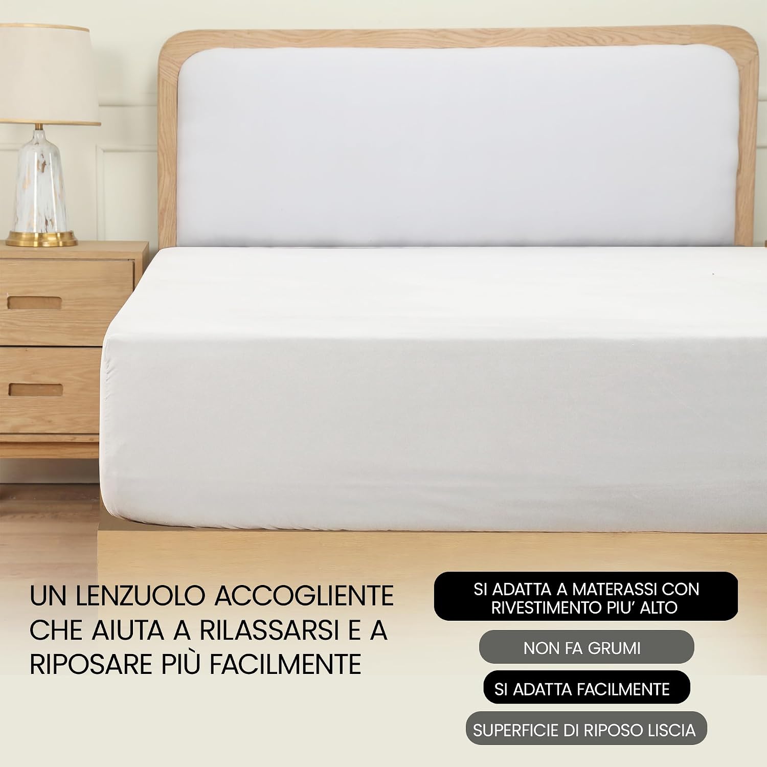 Thumbnail 5 de Utopia Bedding Lenzuolo con Angoli 160x200cm