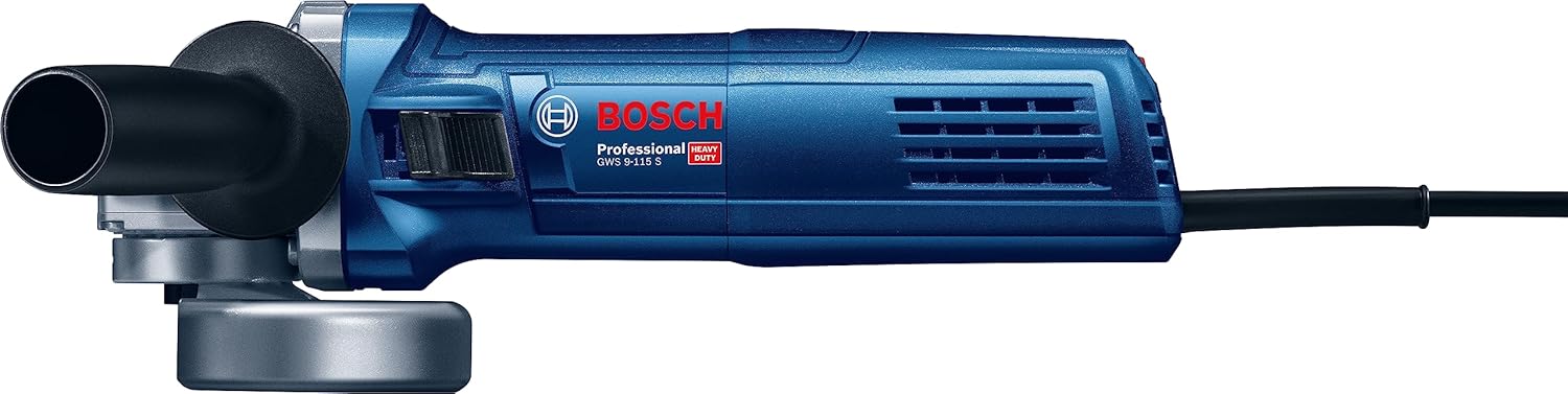 Thumbnail 2 de Bosch Professional GWS 9-115 S corded angle grinder (900W) with auxiliary handle