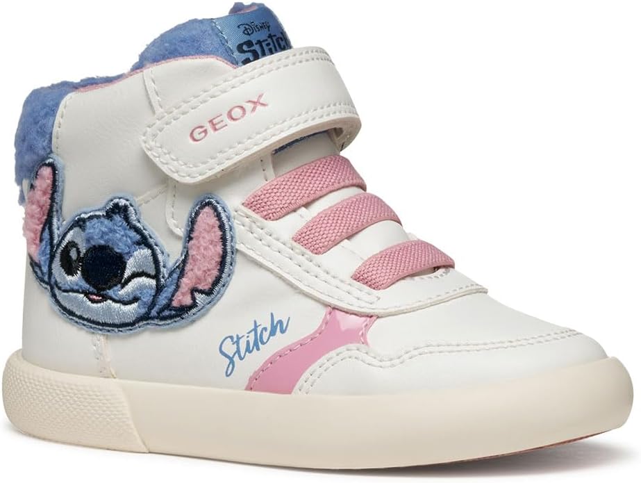 Detalle de Geox Baby Mädchen Gisli GirlSneaker – atmungsaktiv, leichter Einstieg und Zero Shock