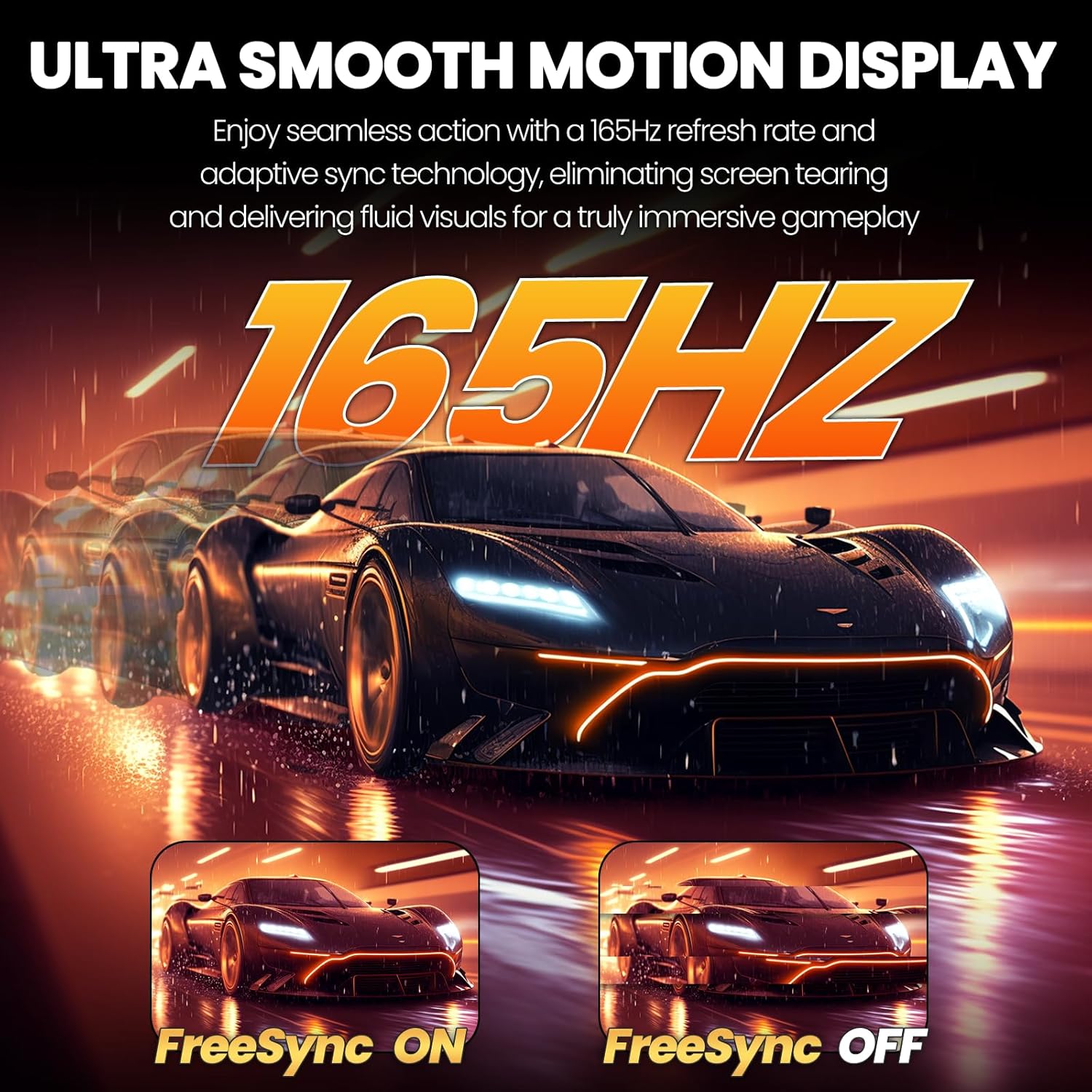 Detalle 2 de CRUA 34" White Gaming Monitor 3440x1440 165Hz