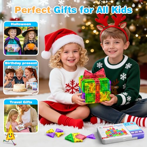 Thumbnail 7 de Subtail 54PCS Mini bloques magnéticos magnéticos de construcción (juego de viaje para niños)