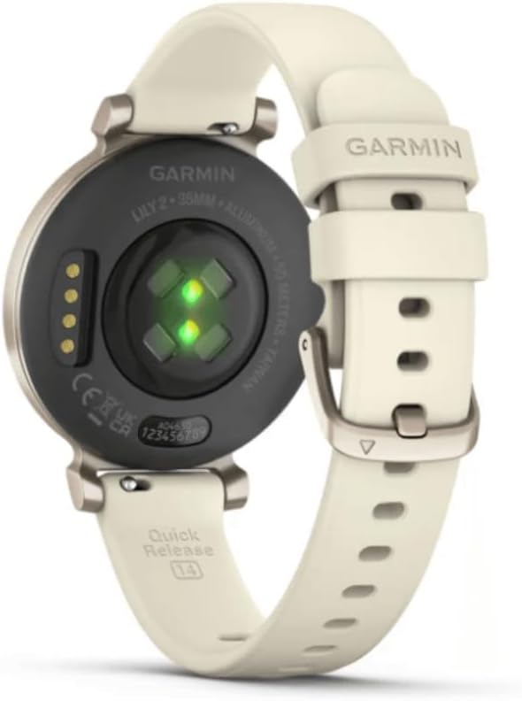 Thumbnail 6 de Garmin Lily 2 (Small) Smartwatch with Hidden Display, Patterned Lens, Coconut