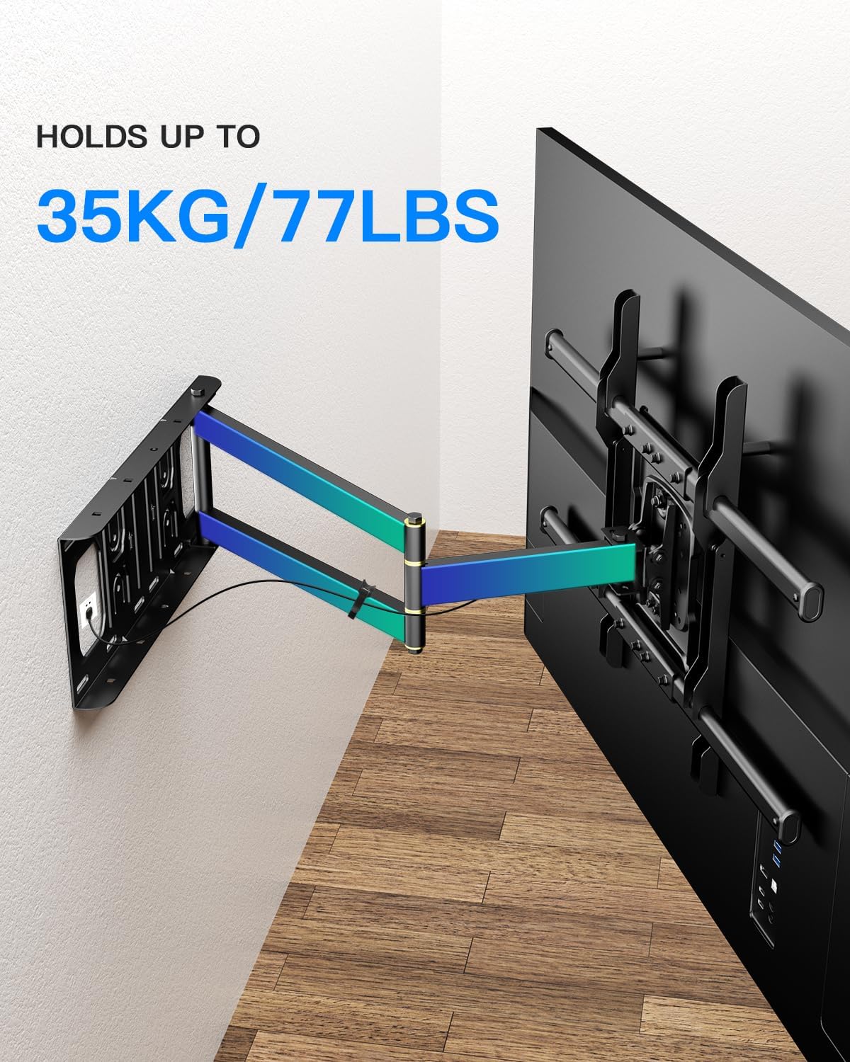 Thumbnail 4 de WHYFONE long reach TV wall bracket 650mm