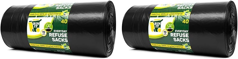 Thumbnail 6 de BIN IT 40 Drawstring Bin Bags 70 Litre