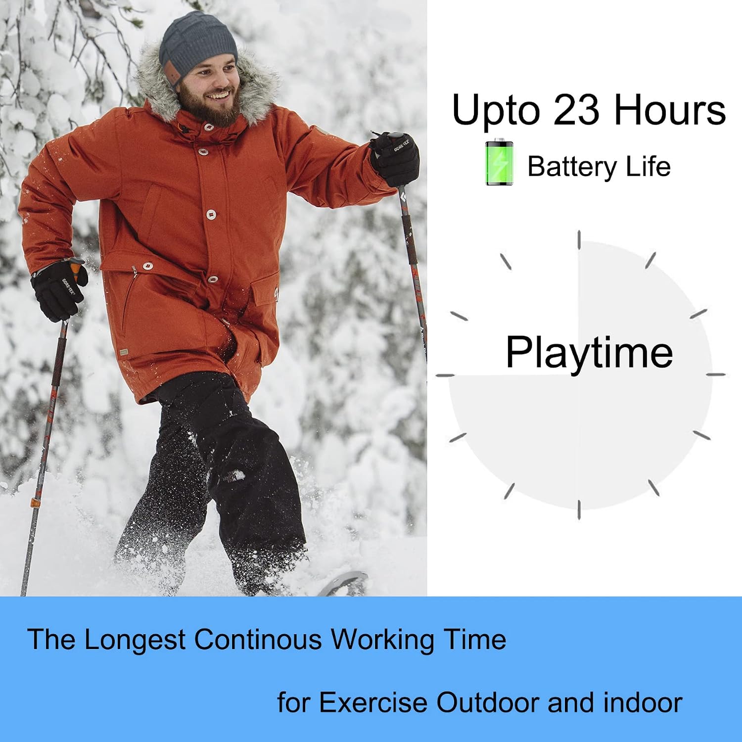 Thumbnail 2 de Bluetooth Beanie Hat with Built-in Speakers