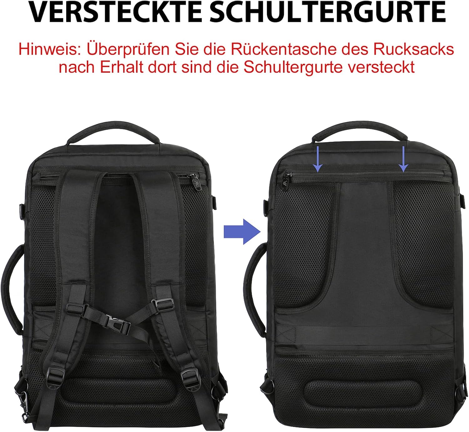 Thumbnail 3 de MATEIN Ryanair Handgepäck Rucksack 24L erweiterbar