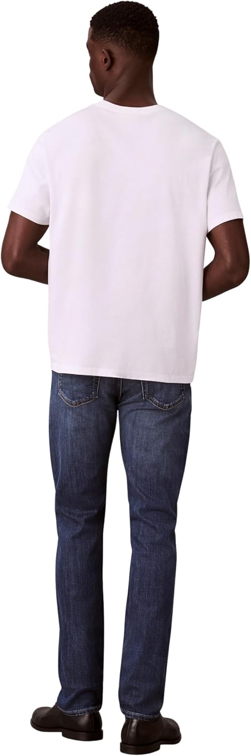 Detalle de Calvin Klein Slim Taper Dark Irving Jean LV04RE779G – jeans unisex daily wear