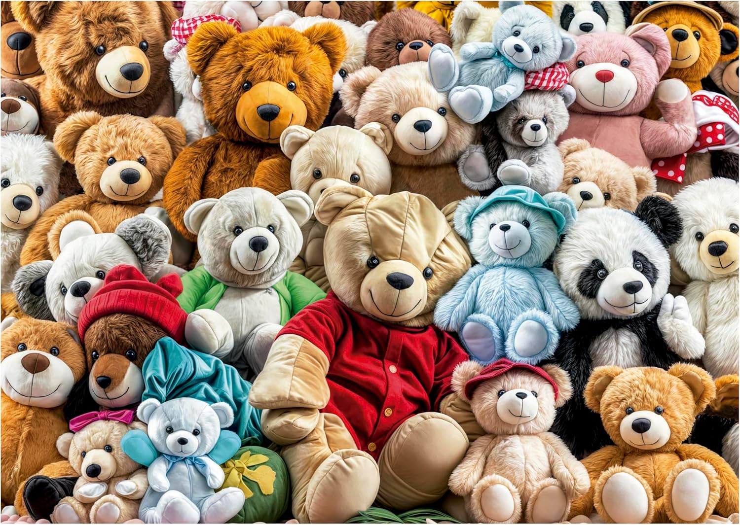 Thumbnail 1 de Puzzle Educa Ours en Peluche – 500 pièces, 48 x 34 cm, dès 11 ans
