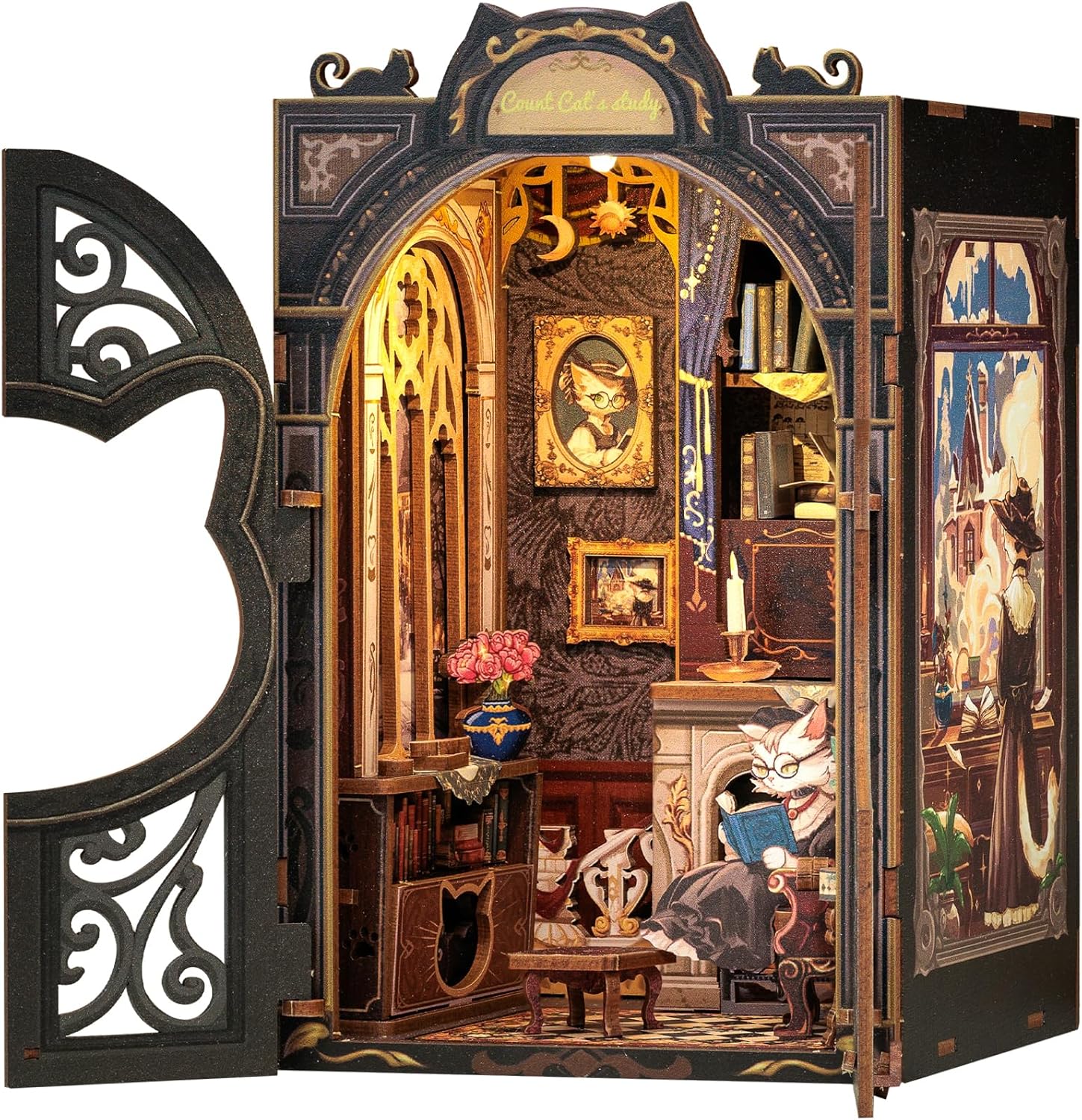 Thumbnail 6 de CUTEBEE Book Nook Kit puzzle 3D lumineux