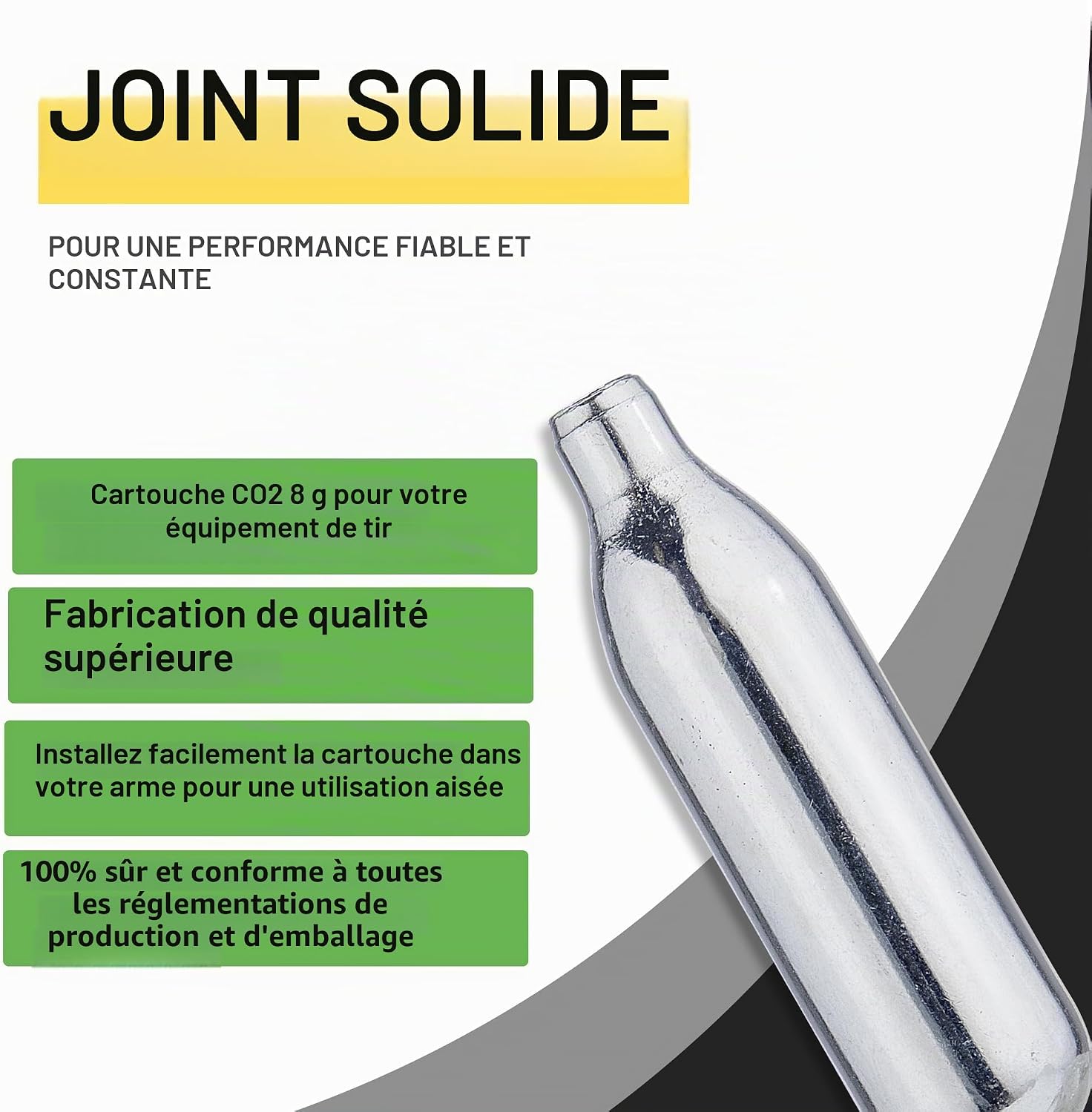 Detalle de KONG MING CAR CO2-capsules 8 g/12 g voor pneumatische apparaten