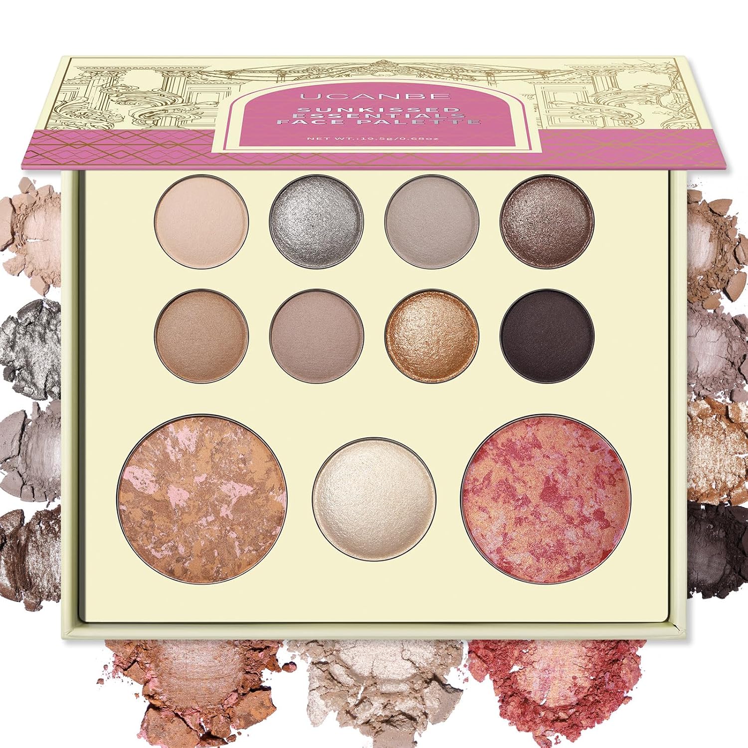 Detalle de UCANBE Makeup Palette, 11 Shades