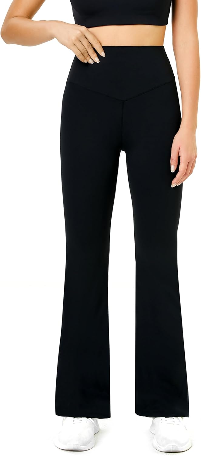 Thumbnail 1 de Glacspyg Yogahose Damen Flared Sporthose mit hoher Taille und Bauchkontrolle