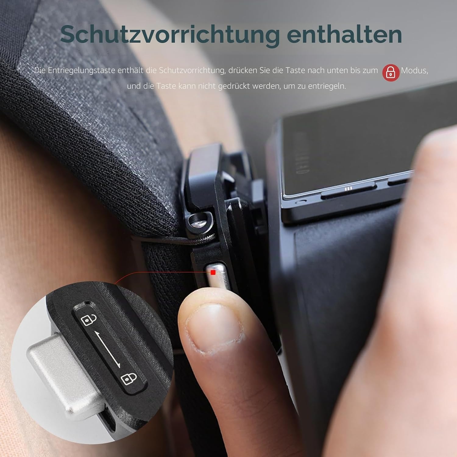 Detalle 2 de Falcam F38 Kamera Clip V2 für Rucksack