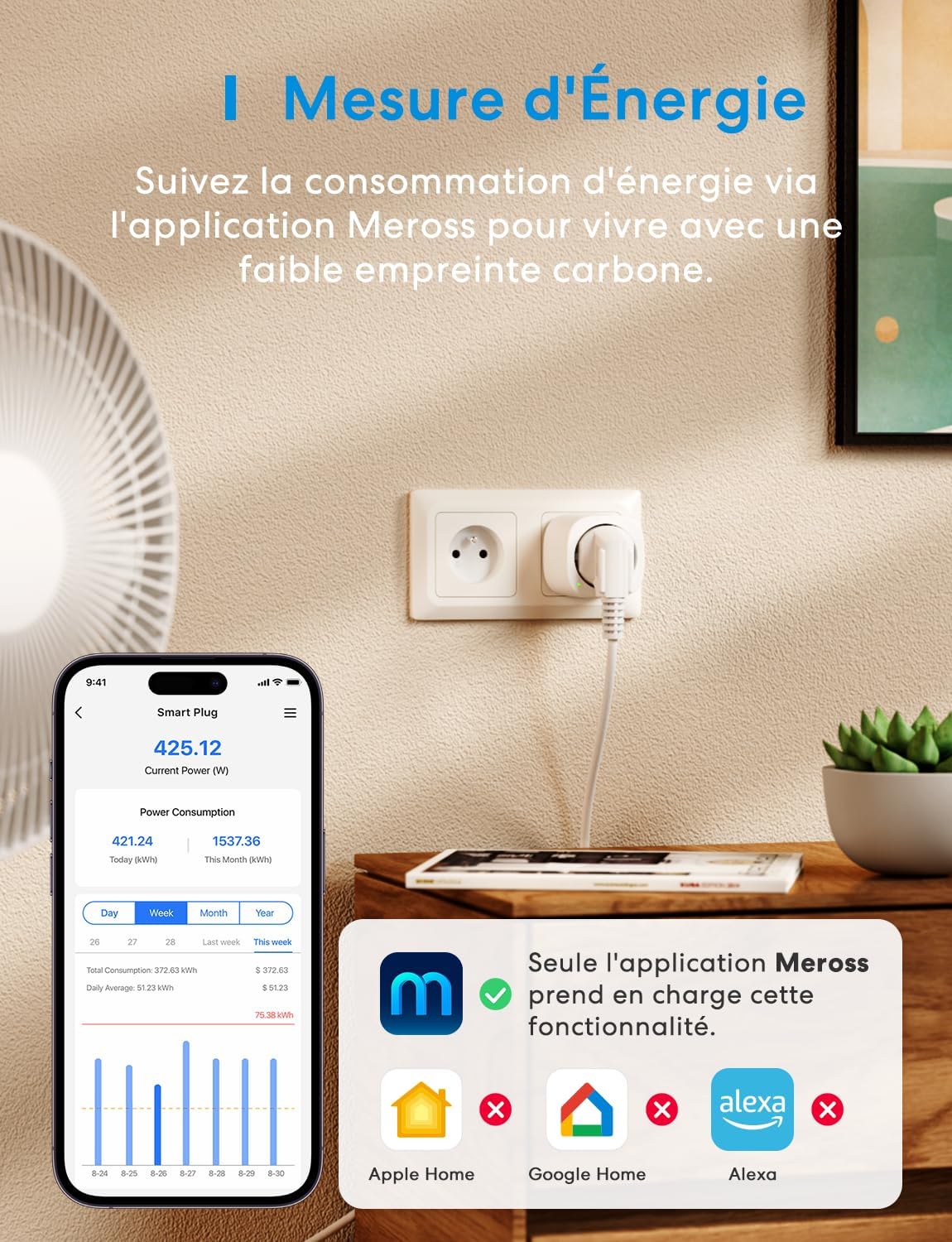 Thumbnail 4 de Meross Prise Connectée Matter 16A