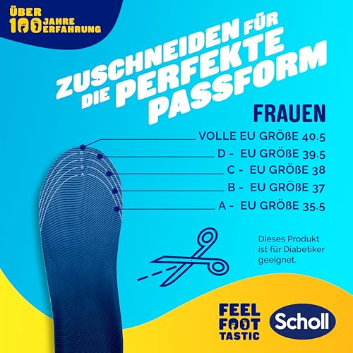 Thumbnail 6 de Scholl GelActiv Plantillas deportivas para hombre, absorción y suspensión