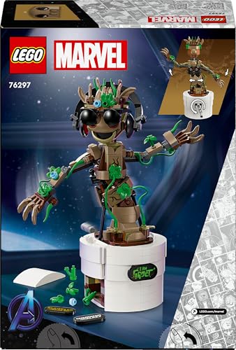 Thumbnail 10 de LEGO Marvel Dancing Groot Buildable Animated Toy (76297) – A playful, interactive Groot for 10+