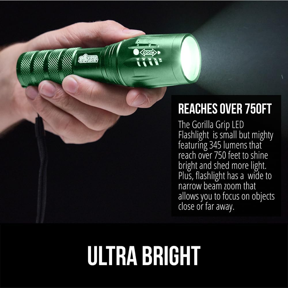 Detalle de Gorilla Grip LED flashlight, 345 lumens