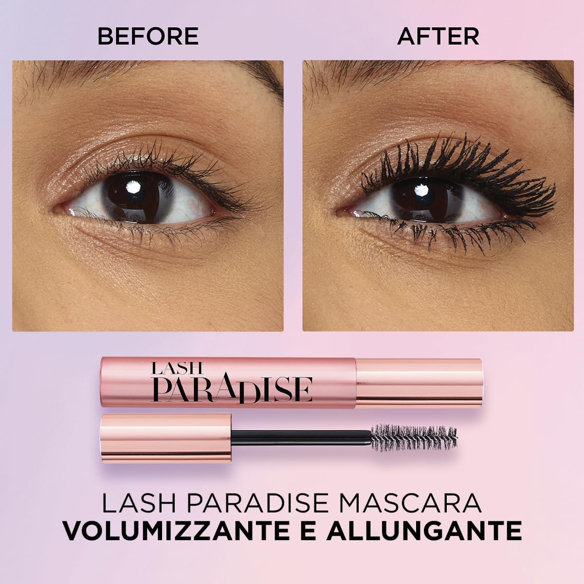 Thumbnail 2 de L'Oréal Paris Mascara Volumizzante e Allungante Lash Paradise: formula arricchita con oli e nutrienti, intenso nero 6,4 ml