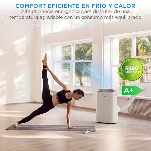 Thumbnail 11 de MIDEA Pingüino: Aire Acondicionado Portátil 4 en 1, 9,000 BTU (2250 Frigorías) con App y kit de ventana
